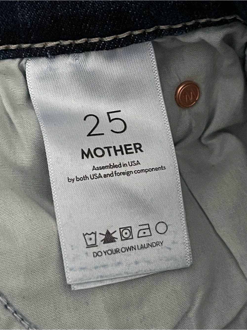 MOTHER High Waisted Runaway Jean Size 25 NWT - Picture 5 of 7